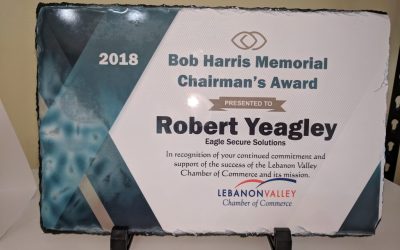 Eagle Secure Solutions President wins Bob Harris Memorial Chairman’s Award from Lebanon Valley Chamber of Commerce